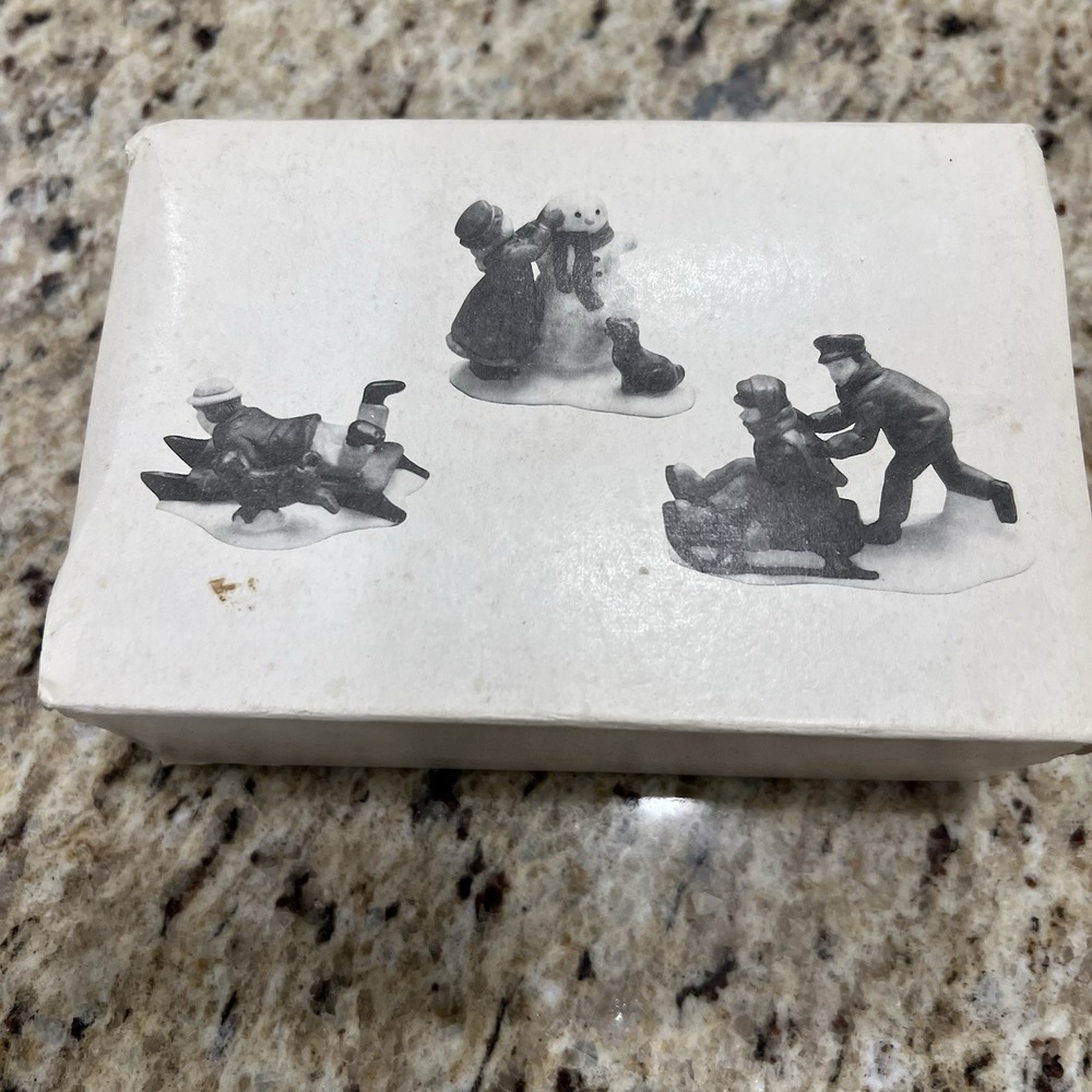 Department 56 Snow Children Set Of 3 Heritage Village Collection #5938-2